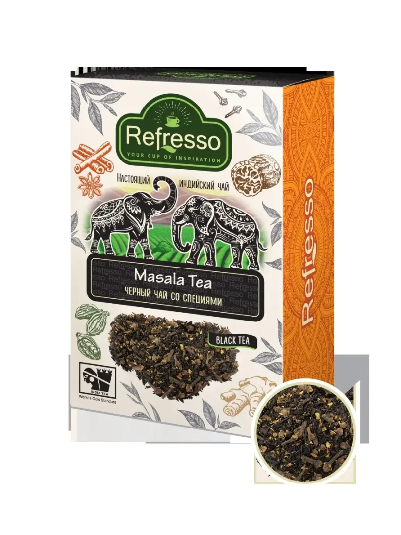 Refresso / Чай Refresso черный со специями 250г MASALA TEA