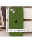 Чехол для iPhone 15 Plus, силиконовый, с закрытой камерой 