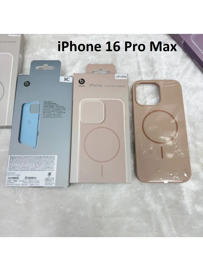 Чехол по мотивам Beats на iPhone 16 Pro Max, с MagSafe