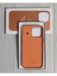 Чехол для iPhone 14 Leather Case with MagSafe 