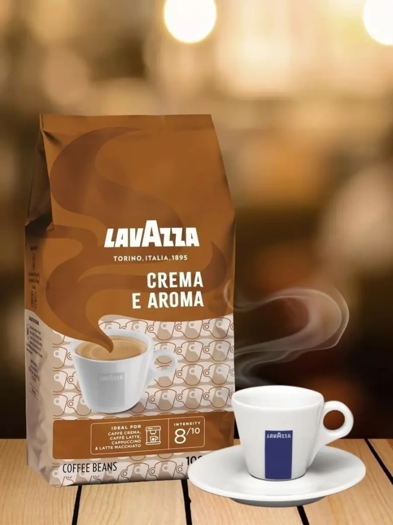 Кофе в зернах Lavazza Crema E Aroma 1кг / Италия